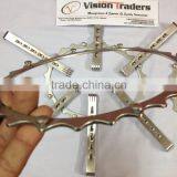 Turner Warwick Abdominal Retractor Oval ,Round All Sizes Available ,with 6 Blades ,all Shapes for Blades Available thumbnail-6