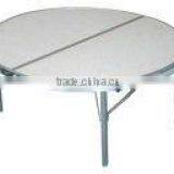 Folding Round Camping Picnic Table thumbnail-1