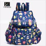 Printed Nylon Backpack Bags Fashion Rucksack Backpack for Girls thumbnail-3