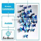 Adhesive 3d Butterfly Tattoo Sticker Dome Stickers Custom 3d Dome Sticker Made in China