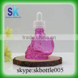 High Qaulity e Cigarette Liquid Bottle 30ml Skull Dropper Bottle thumbnail-5