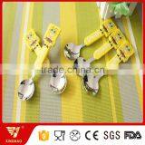 Hot Sale Stainless Steel Kids Spoon With Lovely Plastic Cartoon Pattern Handle thumbnail-5