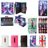 For Nokia Lumia 800 Stylish Book Side Card Holder Wallet Flip Case Cover thumbnail-1