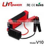 Emergency car power All 12v Portable Power Bank and Car Jump Starter with Red/Black