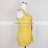 Pure Color Vest for Women Stringer Vest Tank Tops thumbnail-2