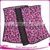 3 Hooks Leopard Latex Reduicing Waist Training Corsets Wholesale Quality Choice thumbnail-5