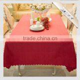 2015 Factory Wholesale and Cheap Ruffled Table Cloth Fabric