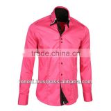 Pink Triple Collar business Shirts Wholesale - Free DHL Express Shipping