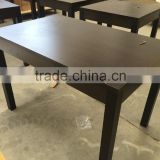 cheap price modern melamine wooden KD dinning table manufacture
