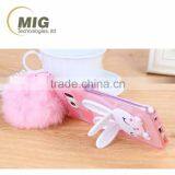 Colorful Transparent Cute Phone Case for Samsung Galaxy s6 Cover With Kickstand Girls Like Rabbit Cover for Samsung s6 Edge thumbnail-2