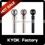 KYOK Factory Supply Curtain Accessories Large Metal Finials for Curtain Rods,crystal Fire Shape Curtian Finial Supplier's Choice thumbnail-2