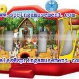 Top Design Inflatable Combo With Happy Farm, Slide Jumper, Inflatable Toys