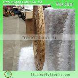 Wholesale Round Romantic Home Decoration Wicker Mirror Quality Choice thumbnail-2