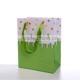 Hand Bag White Drawstrings Mixed Flowers Christmas Paper Gift Bag for Lady thumbnail-4