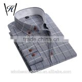 Made in yiwu Men Grey Casual shirt High workmanship Cotton man shirt