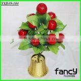 Home Decoration, 12 Heads Red Mini Cheap Artificial Foam Apple Plants Making