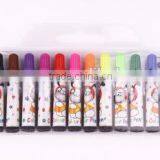 Factory Direct Sale School Kids 12 Colors Cartoon Water Color Pen