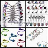 Factory Price 316L Stainless Steel Jewelry Belly Rings thumbnail-6