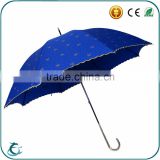 Manufacturer wholesale edge waves of the pu handle lady straight umbrella