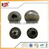 24 Line Ring Snap Black Shank Button For Jeans Buttons thumbnail-5