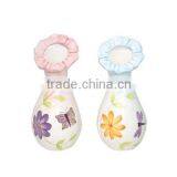 Handmade Decor Ceramic Flower Vase Full Handpainted