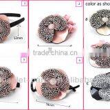 Jewelry Hair Accessory Set, Rhine Stone Luxury Flower Hair Clip Set for Women, Fancy Hair Barrettes Wholesale in China