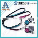 Hot Selling Crystal Yoyo Badge Reel Retractable Rhinestone Lanyard thumbnail-1
