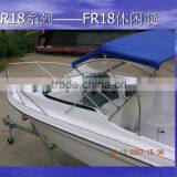 UF18 Fiberglass High Speed Small Cabin Outboard Engine Yacht Quality Choice Most Popular thumbnail-6