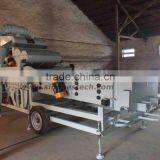 paddy rice seed cleaning machine with thresher and cyclone