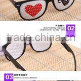 New High Quality Pinhole Glasses Custom Logo Printed Lenses Party Glasses thumbnail-4