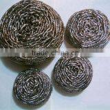 Novelty Households Bowl Brush Pot Dish Washing Stainless Steel Decontamination Ball Cleaning Brush Best Quality and Price thumbnail-6