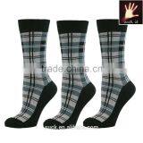 Men Comfortable Tartan Ankle Socks for Formal Occasions