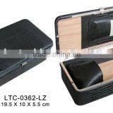 Luxury Premium Leather Cigar Case Travel Humidor Manufacturer thumbnail-1