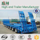 China Trailer Factory Tri-axle Semi Trailer, Low Bed Trailer thumbnail-2
