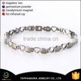 Wholesale China 316l Stainless Steel Metal Friendship Health Bio Magnetic Pure Energy Bracelet thumbnail-1