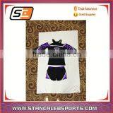 Stan Caleb High Quality Cheer Leading Uniforms , kids cheer uniform,hot fix rhinestone cheerleading uniform