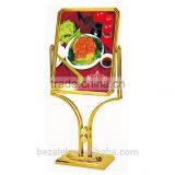 Luxury Indication Plate Titanium Gold Notice Board Display Stand thumbnail-1