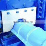 High Grade 45# Hydraulic Cutting Ridge Tile Roll Forming Machine With PLC Control
