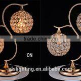 Hot Sale Beautiful E14 Lamp Socket Crystal Table Lamp With 2 Lights thumbnail-2