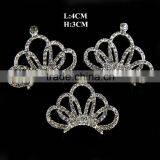 Bridal Tiara Wedding Hair Crown Fashion Sparkling Crystal Rhinestone Pageant Accessories thumbnail-3