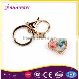 Low Price Frame Alloy Wholesale Heart Shaped Colorful Key Chain thumbnail-4