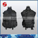 Black 600D Military Airsoft Tactical Vest