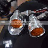 Retro Amber Mini Bullet Turn Signal Lights for Yamaha Motorcycle/for Harley thumbnail-2