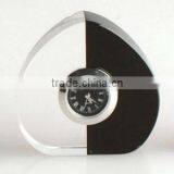 Hot Selling Elegant Pretty Crystal Clock, Crystal Business Gift