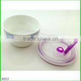 Silicone Bowl With Lid , Silicone Baby Bowl thumbnail-2