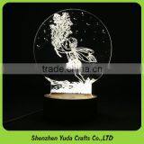 We Do All Kinds Of Small Night Light Acrylic Desktop Lamp With Touch Switch Base thumbnail-5