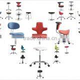 HY3002H Dental Chair Sale, Popular Design in Colorful Mesh Office Chair Without Wheels, Ergonomic Swivel Stool thumbnail-2