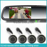 4.3 Inch Rearview Mirror Monitor With Auto-dimming , Parking Sensor Reverse Camera thumbnail-4