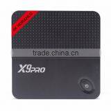 X9 Pro Android 6.0 Marshmallow TV Box 4K*2K USB 2.0 Embedded Two Host Optional 2GB + 8GB
