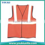 white in red safety reflective vest